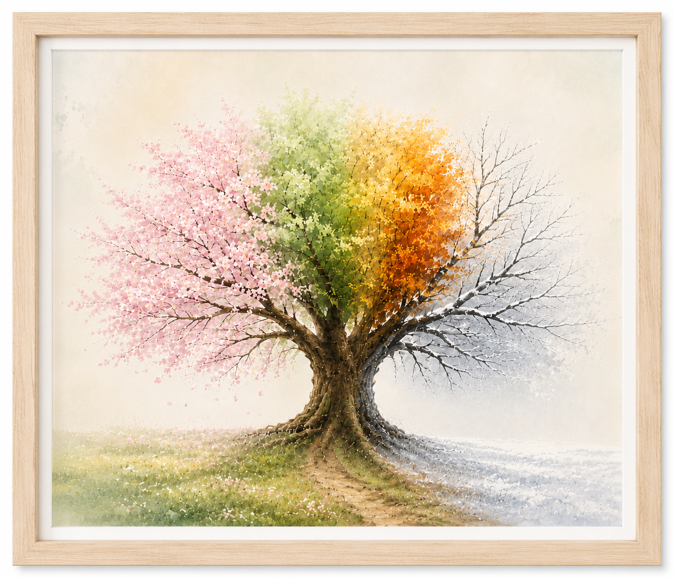 Stylised tree artwork